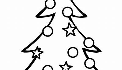 Printable Coloring Pages Christmas Tree