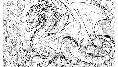 Printable Coloring Pages Dragons