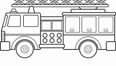 Printable Fire Truck Coloring Pages