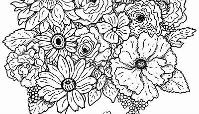 Printable Flowers To Color