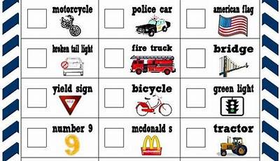 Printable Games For The Car