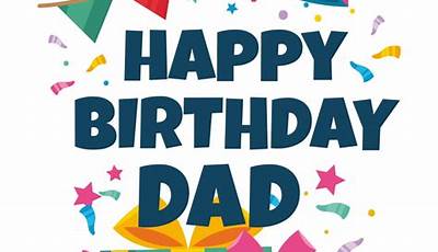 Printable Happy Birthday Dad Cards