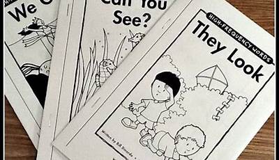 Printable Kindergarten Reading Books