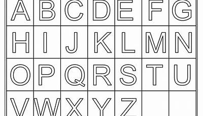 Printable Letters A-Z
