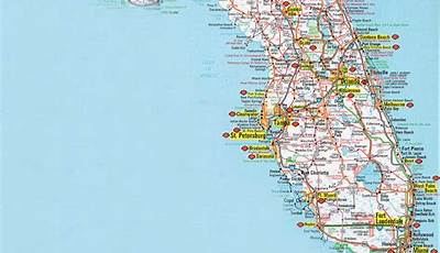 Printable Map Of Florida