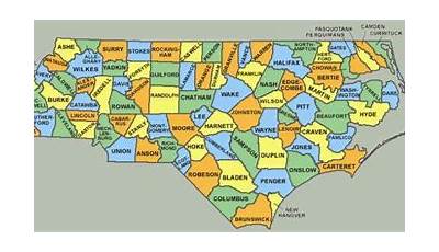 Printable Map Of Nc Counties