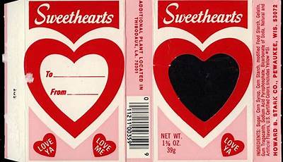 Printable Sweetheart Candy Box