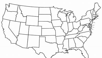 Printable Us Blank Map