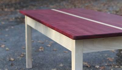 Purple Heart Wood Projects Coffee Tables