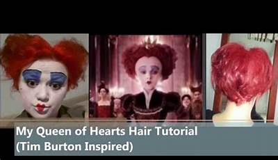2 French Braids And A Touch Of Wonderland: The Queen Of Hearts Hair Tutorial