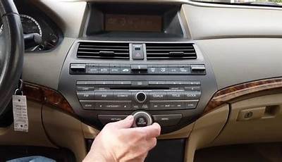 Radio Code For 2011 Honda Accord