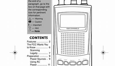 Radio Shack Scanners Manuals