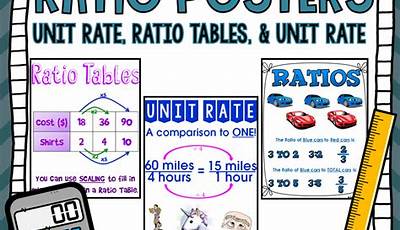 Rates And Ratios 6Th Grade