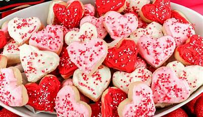Rectangle Valentine Cookies