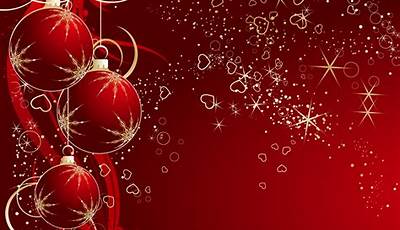 Red And White Christmas Wallpaper