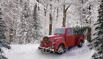 Red Truck Christmas Wallpaper Iphone