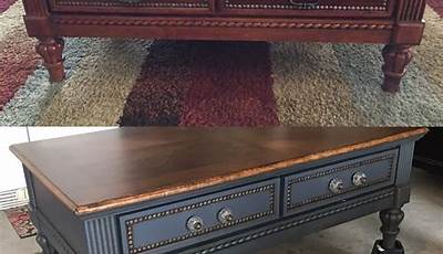 Refurbished Coffee Table Diy Painted Furniture