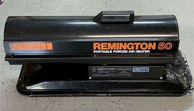 Remington 50 Portable Forced Air Heater Manual