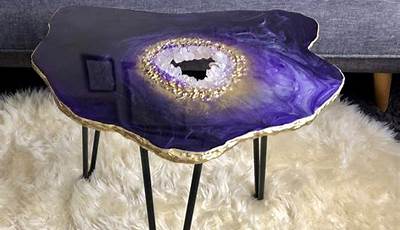 Resin Geode Art Diy Coffee Tables