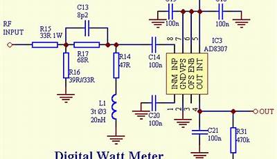 Rf Power Meter Circuit Diagram
