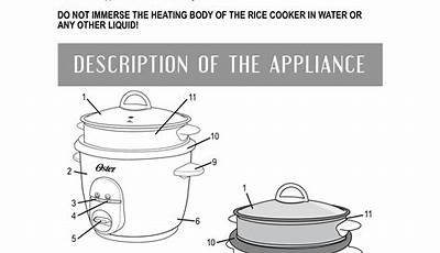 Rice Cooker Oster Manual