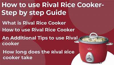 Rival Rice Cooker Manual