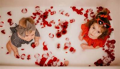 Rose Petal Photoshoot Valentines Day