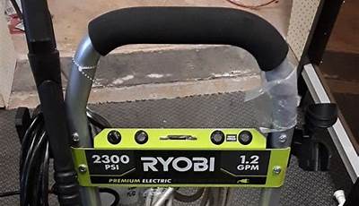 Ryobi 2300 Pressure Washer Manual