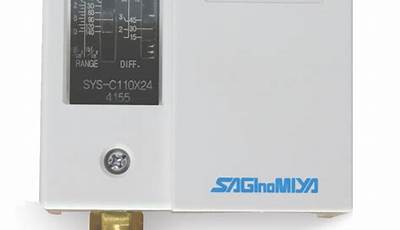 Saginomiya Pressure Switch Manual Pdf