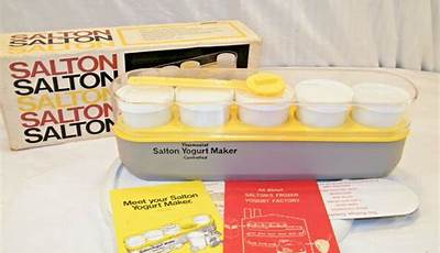 Salton Yogurt Maker Manual