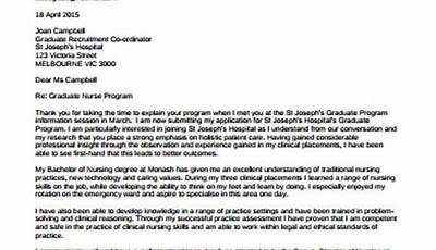 Sample Cover Letter For Resume For Nurses