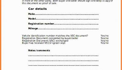 Sample Letter Selling Car Privately