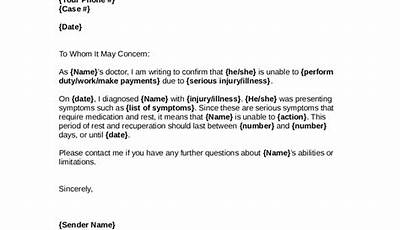 Sample Medical Hardship Letter