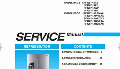 Samsung Refrigerator Manual Rf28R7201Sr/Aa