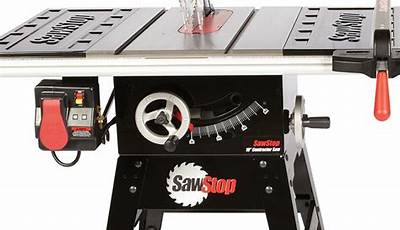 Sawstop Contractor Saw Manual