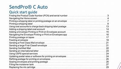 Sendpro C Auto Manual