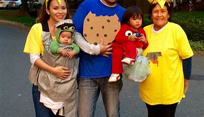 Sesame Street Halloween Costumes Family Diy