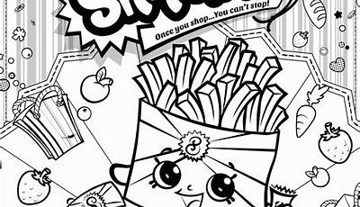 Shopkins Coloring Pages Printables