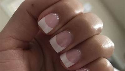 Short Cute Nails French Tips
