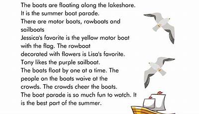 Short Reading Passages For 3Rd Grade