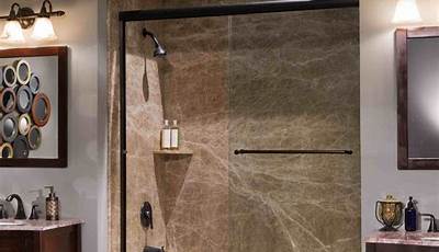 Shower Bath Combo Wall