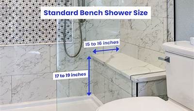 Shower Bench Built In Dimensions