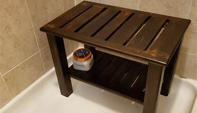 Shower Bench For Shaving