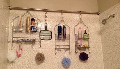 Shower Caddy Ideas Hacks Bathroom