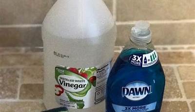 Shower Cleaner Dawn And Vinegar Alcohol