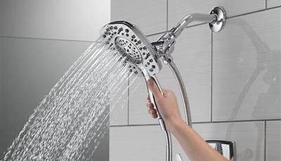 Shower Head On Opposite Wall