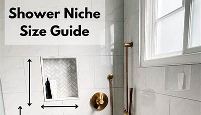 Shower Niche Size