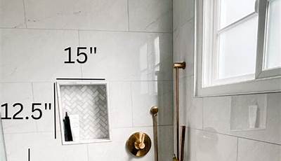 Shower Niche Ukuran