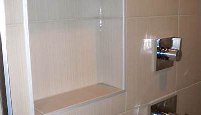 Shower With Recessed Shelf