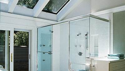 Shower With Window And Skylight